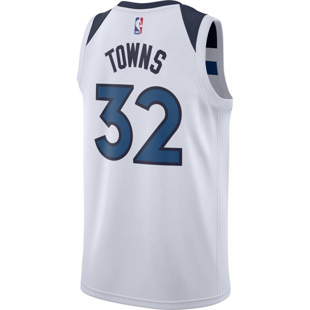 Karl-Anthony Towns Minnesota Timberwolves Swingman Jersey White - Association Edition-Pro Kit Vault | Brand New 26/27 Sports Jerseys